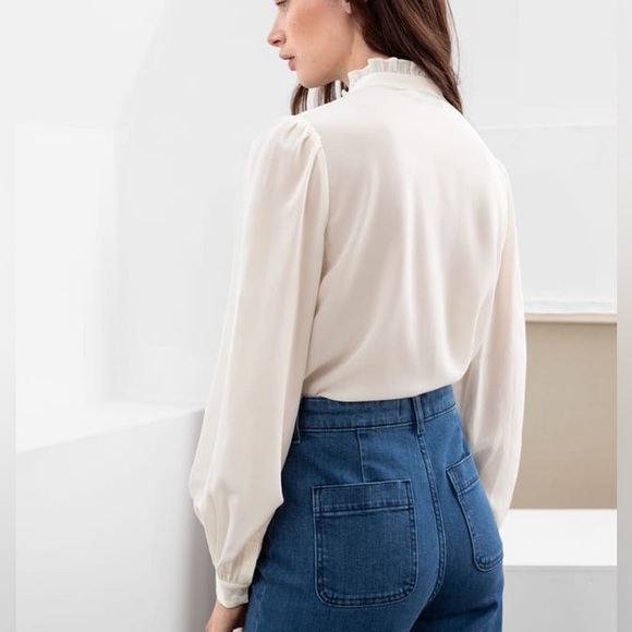 The Kooples Ruffle Collar shirt - Picture 4 of 5